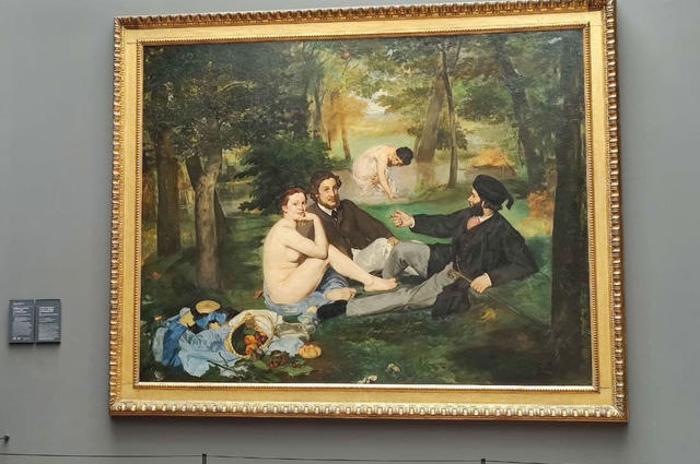 "The Luncheon on the Grass" by Manet