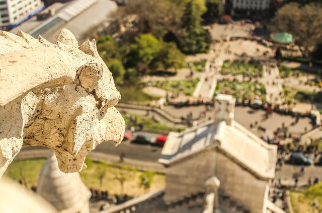 Climbing the Sacre-Coeur