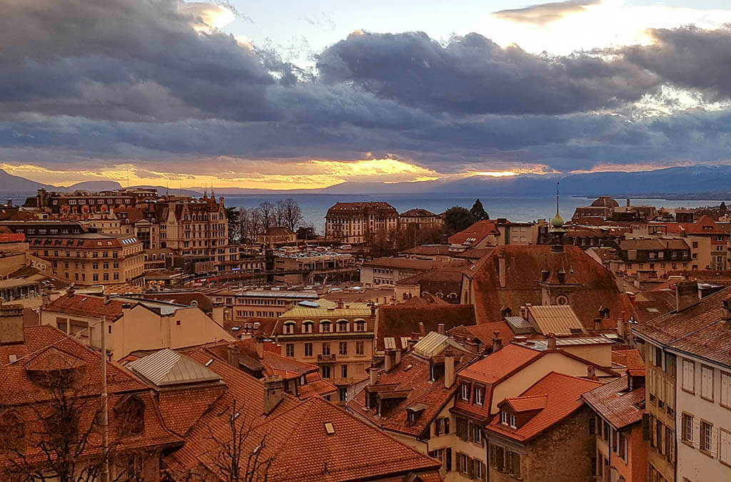 Switzerland in Winter: Lausanne