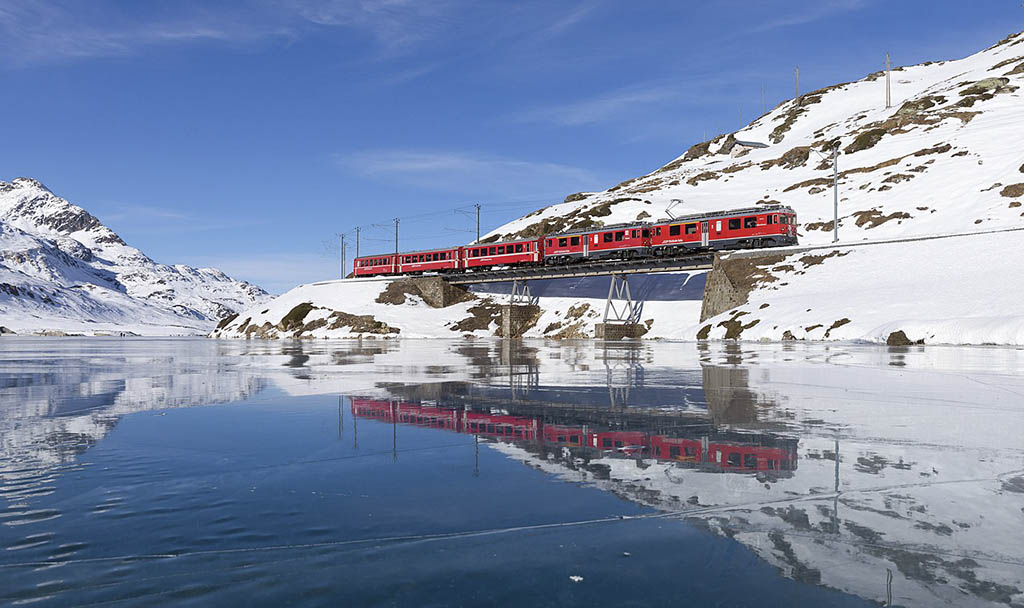 Switzerland in Winter: Bernina express and Chur
