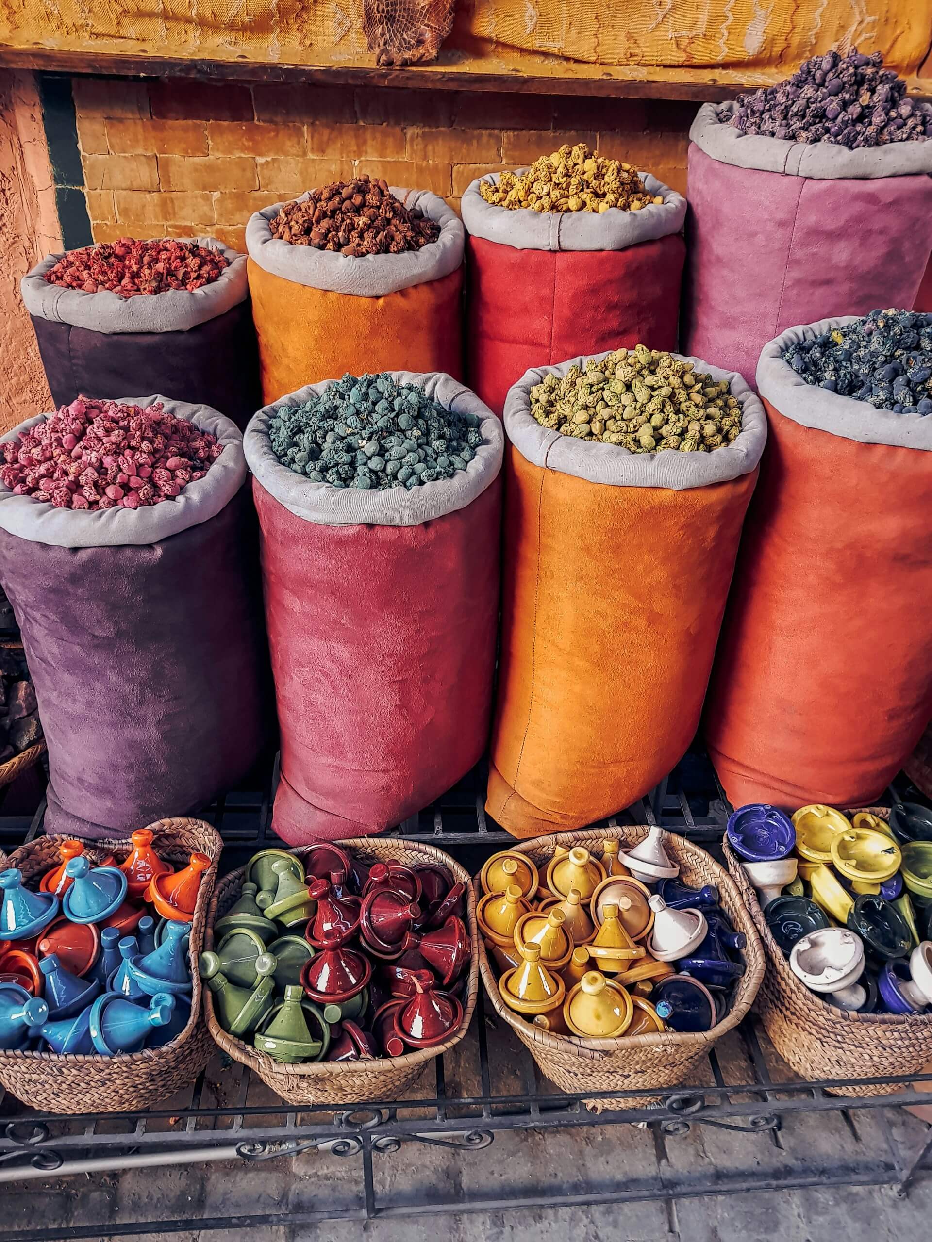 A clay tagine – a real one, not a souvenir