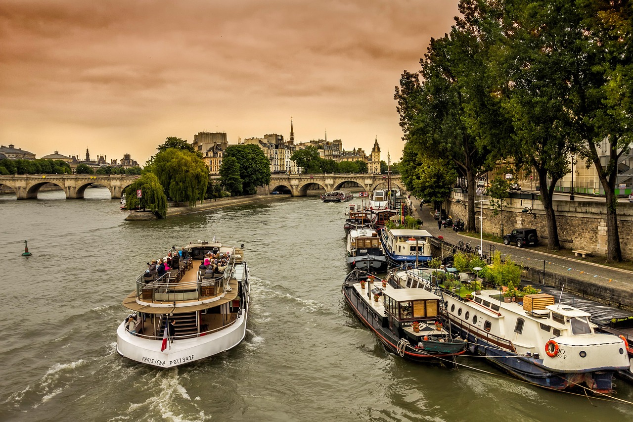 Take a river boat ride