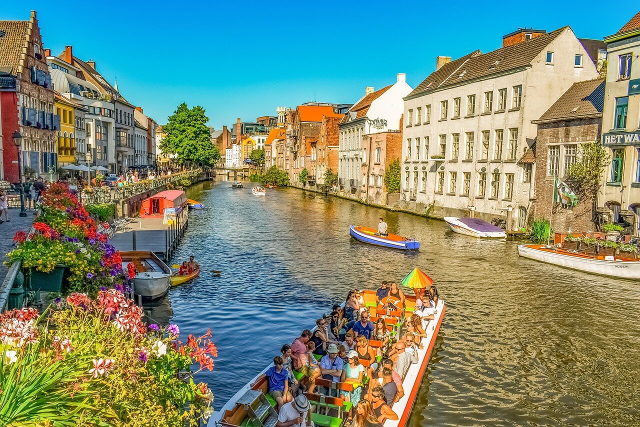 The canals of Ghent