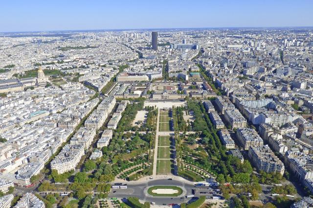 Paris from Eiffel tower