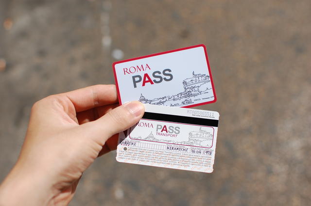 The Roma Pass card