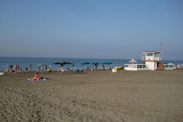 Lido di Ostia beach 