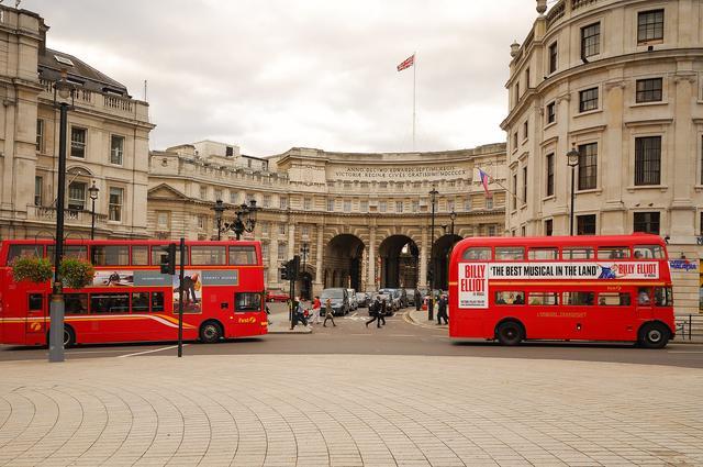 double-decker buses