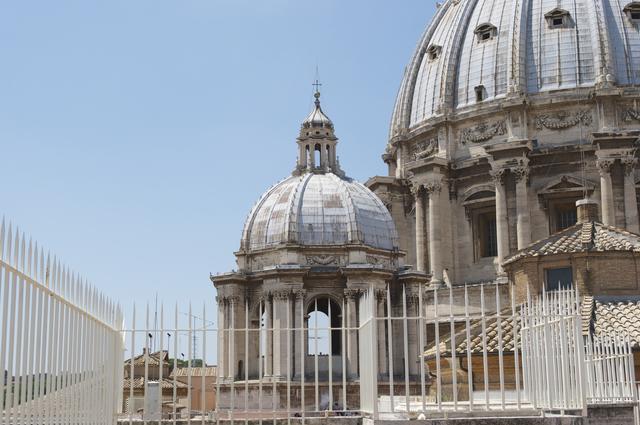 Viewing platform on the Saint Peter's Basilica dome 