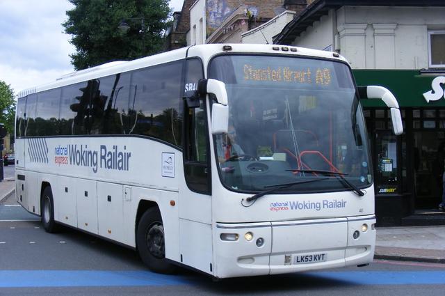 Stansted to London on a bus 