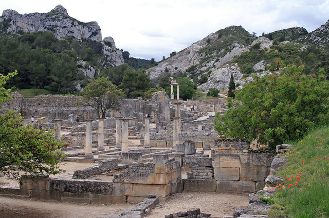 Roman ruins in Saint-Remy-de-Provence 