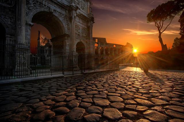 Evening in Rome