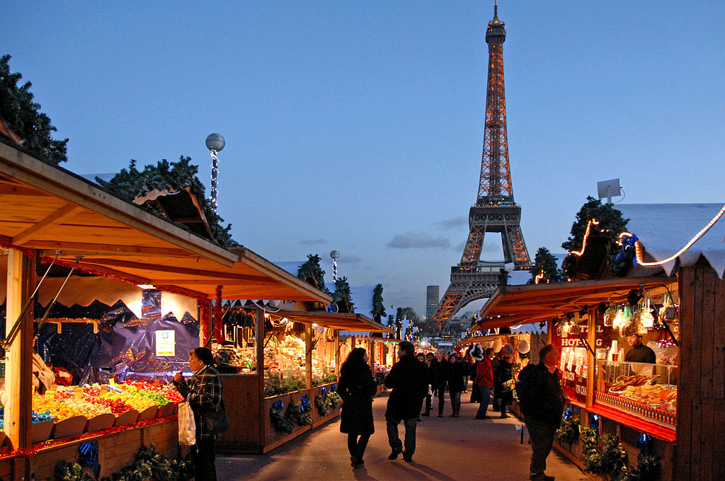 Christmas fairs across Paris