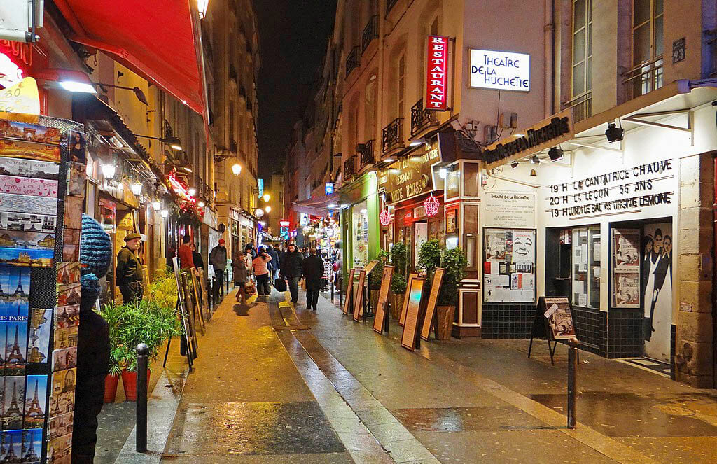 Latin quarter: Rue de la Huchette