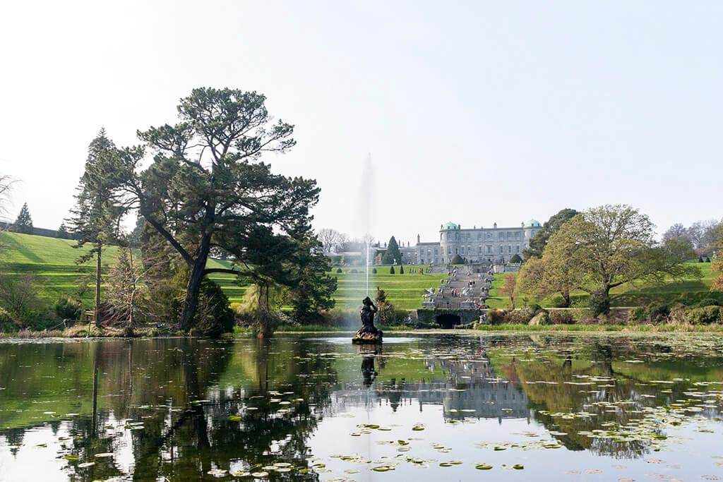 Powerscourt House & Gardens in County Wicklow, Ireland