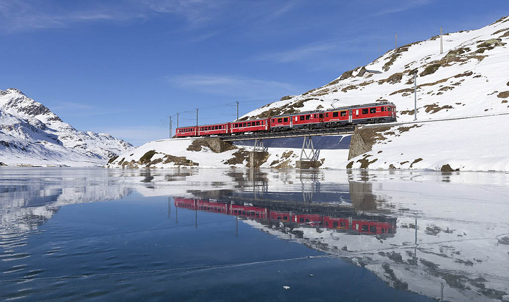 Switzerland in Winter: Bernina express and Chur